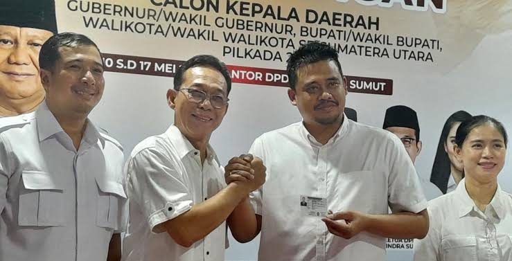 Bobby Nasution Jadi Kader Partai Gerindra