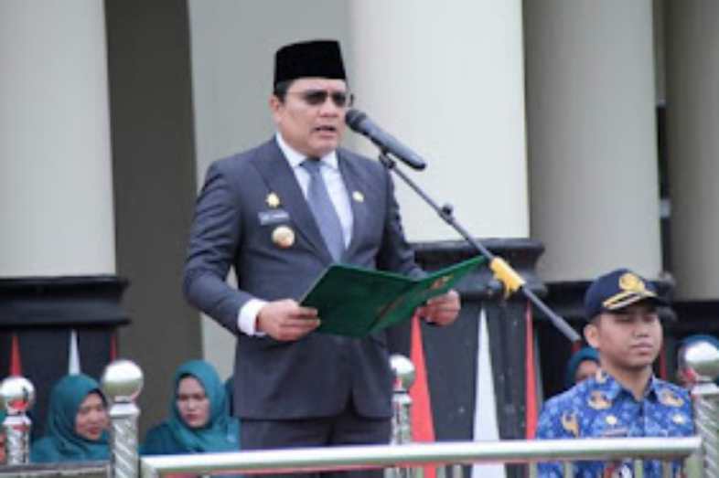 Pj Bupati Palas Jadi Irup Upacara Peringatan Hari Lahirnya Pancasila
