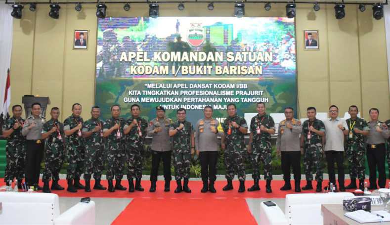 Buka Apel Dansat Tersebar Kodam I/BB TA 2024.