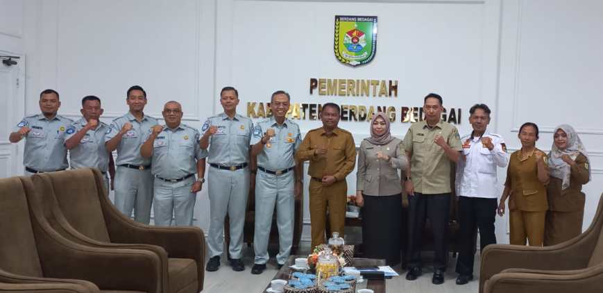 Tingkatkan Kepatuhan Pembayaran Pajak dan Keselamatan Berlalu Lintas, Jasa Raharja Sumut Audiensi ke Bupati Sergai