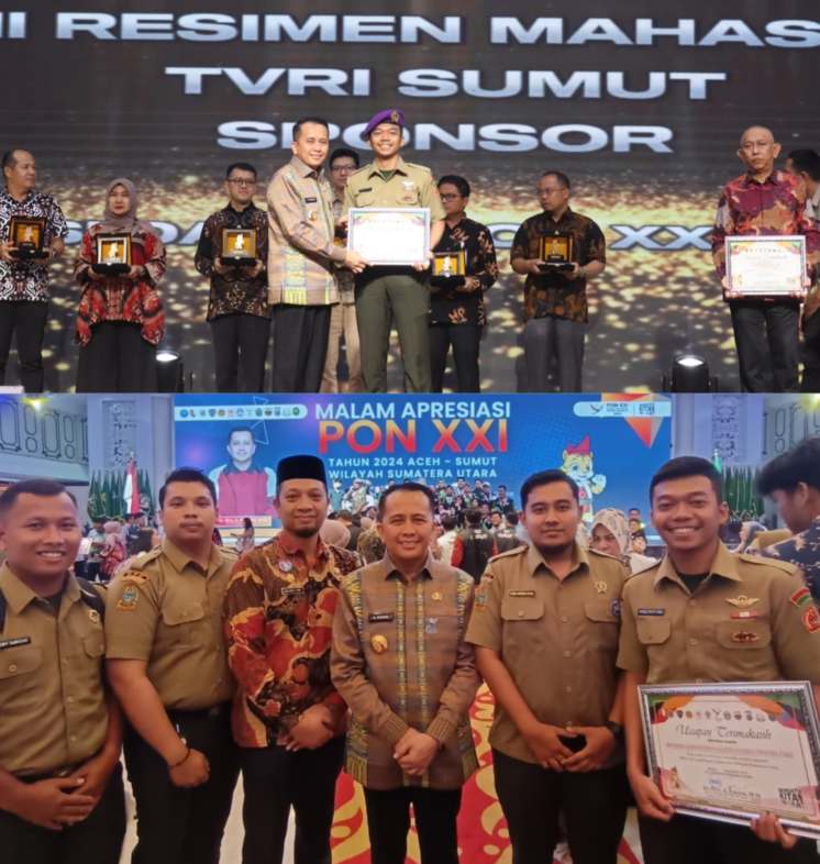DPP IARMI Sumut Dapat Piagam Penghargaan dari Pj Gubsu di Malam Apresiasi PON XXI