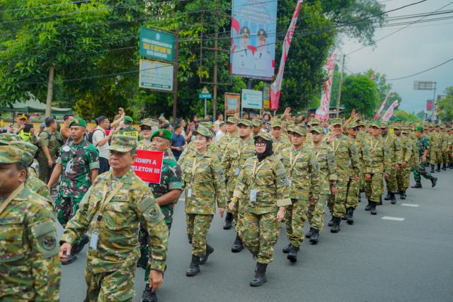 Kegiatan retreat kepala daerah yang digelar di Akademi Militer (Akmil), Magelang, Jawa Tengah.