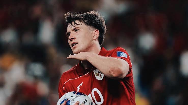 Ole Romeny selebrasi usai timnas meghajar Bahrain 1-0.