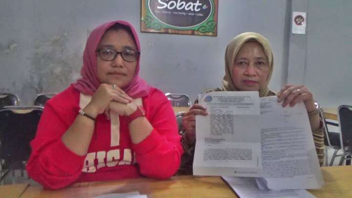 Mimi Herlina Nasution, bersama kuasa hukumnya, Khilda Handayani SH MH