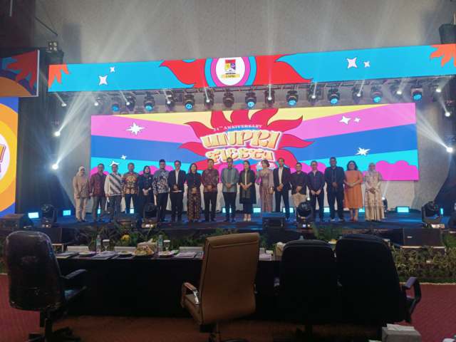 Dies Natalis ke-24 Universitas Prima Indonesia (UNPRI) yang dirangkai dengan Fiesta UNPRI 2025 di Kampus Utama UNPRI, Jalan Sampul Medan, Sabtu (18/10/2025).