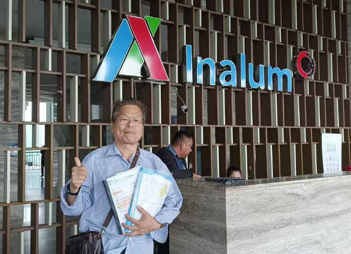 IMG-20260124-WA0016 Direktur PT SSE Halomoan H saat di Inalum