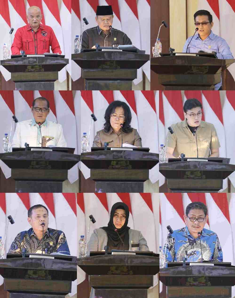 Pembacaan pandangan masing-masing fraksi.