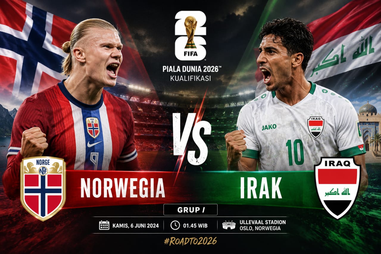 IMG-20260616-WA0030 Preview head to head Norwegia versus Irak di Grup I Piala Dunia 2026. (ChatGpt Dok)