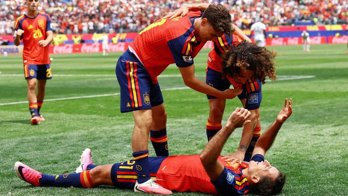 IMG-20260703-WA0003 Spanyol rayakan kemenangan usai kandaskan Austria 3-0. (Foto : Google)