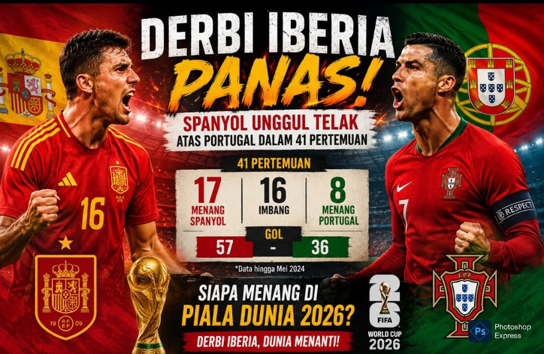 IMG-20260706-WA0074 Head to head laga Spanyol versus Portugal. (Kitamedan.com)
