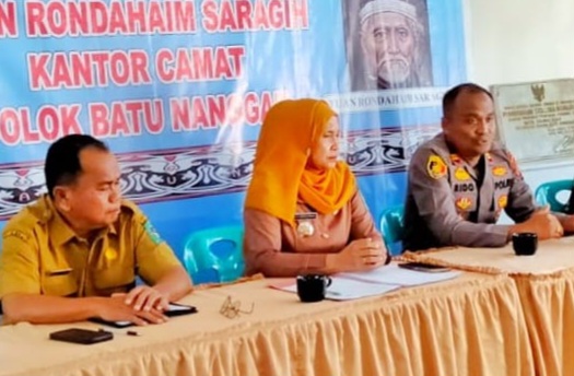 Suasana rapat pembahasan relokasi pedagang Pasar Serbelawan. Foto; IST Suasana rapat pembahasan relokasi pedagang Pasar Serbelawan. Foto; IST