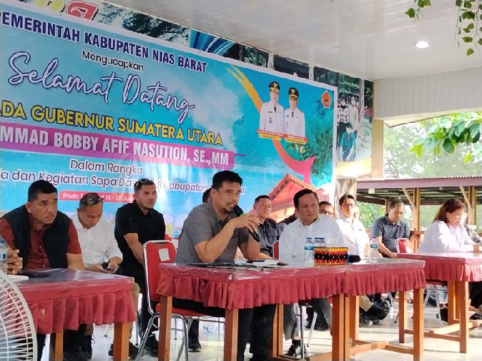 IMG-20260719-WA0000_resize_94 Bobby Nasution dalam kegiatan Sapa Daerah (SADA) di RPJ Beach, Sirombu, Nias Barat, Sabtu (18/7/2026) sore.