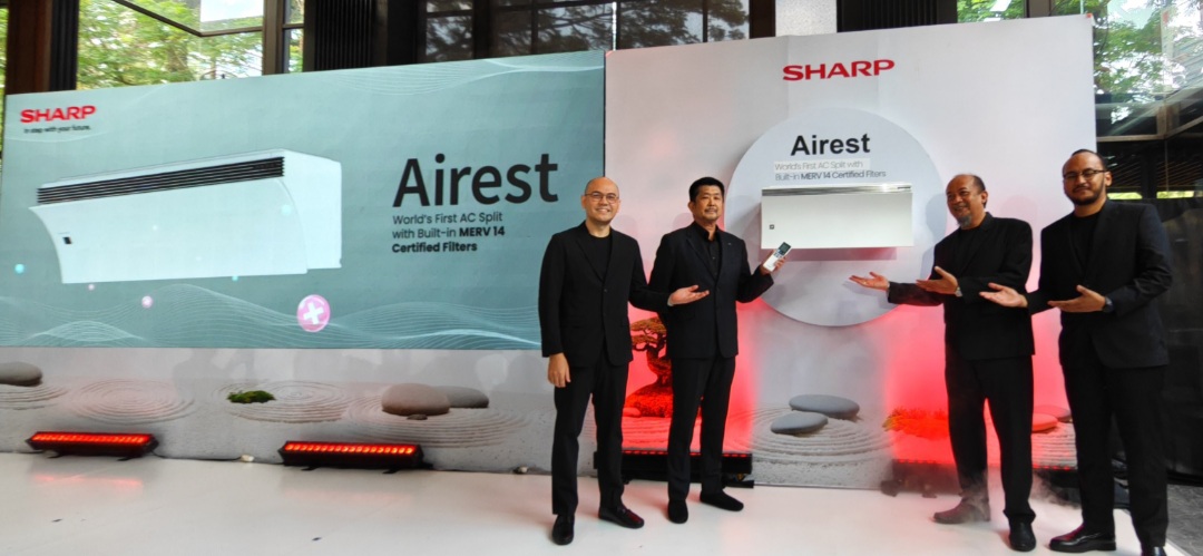 Perwakilan Sharp meluncurkan Sharp AC Airest dengan Merv 14 Certified Filter